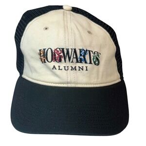 Harry Potter Hogwarts Alumni Trucker Hat Snapback Warner Bros London Cap